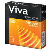 Презервативы "Viva" №3 ребристые Презервативы "Viva" №3 ребристые